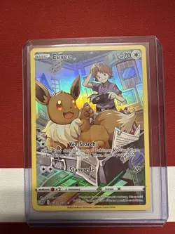 Pokemon TCG Eevee TG11/TG30 Brilliant Stars Holo NM/M - TCCCX P0108 - Image 1
