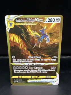 Pokemon TCG Crown Zenith Origin Form Dialga V Star gold GG68/GG70 Alt Art B - Image 2