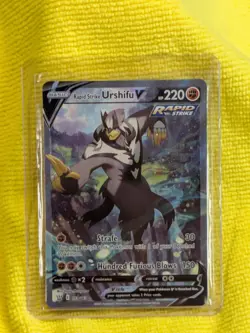 Rapid Strike Urshifu V ⭐ 153/163 Holo Rare Ultra Battle Styles 2021 Pokemon NM - Image 1