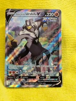 Rapid Strike Urshifu V ⭐ 153/163 Holo Rare Ultra Battle Styles 2021 Pokemon NM - Image 2