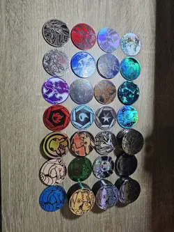 Lot of 143 Official Pokemon TCG Coins Charizard Venusaur Blastoise Eevee Pikachu - Image 1