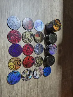 Lot of 143 Official Pokemon TCG Coins Charizard Venusaur Blastoise Eevee Pikachu - Image 2