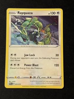 2025 Mcdonald’s Happy Meal Pokemon Rayquaza 014/015 - Image 1