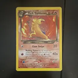 Wizards of the Coast Dark Typhlosion Neo Destiny 10/105 Holo Rare 80 HP Pokemon. - Image 1