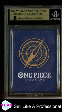 DRACULE MIHAWK SR PAR/" PLACE 1" 2022 ONE PIECE ROMANCE DAWN OP01070 BGS 9.5 - Image 2