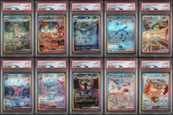 PSA 10 Set - Complete Eevee 10 Cards SAR Set sv8a Terastal Festival ex Japanese - Image 1