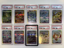 PSA 10 Terastal Festival Eevee Evolution SAR Complete Set Of 10 Pokemon Japanese - Image 1