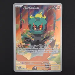 Pokemon TCG Card Marshadow 146/132 Mega Evolution Illustration Rare - LP - Image 1