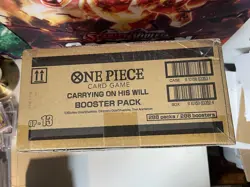 One Piece ENGLISH Carrying On His Will Booster Box Case (OP13) Factory sealed - Image 3