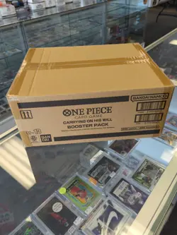 OP13 English Factory Sealed Case One Piece Carrying On His Will Booster Box x12 - Image 1