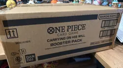 One Piece ENGLISH Carrying On His Will Booster Box Case (OP13) Factory sealed - Image 1