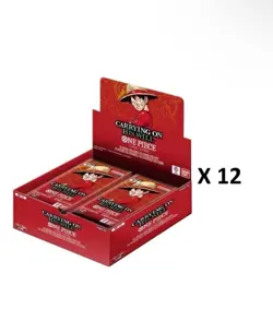 One Piece ENGLISH Carrying On His Will Booster Box Case (OP13) Factory sealed - Image 1