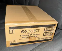 One Piece ENGLISH Carrying On His Will Booster Box Case (OP13) Factory sealed - Image 2