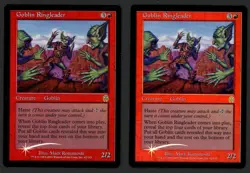 ***2x FOIL Goblin Ringleader*** MTG Apocalypse Magic Kid Icarus - Image 1