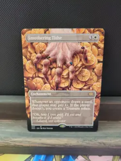 Magic MTG Double Masters 2022 2X2 Smothering Tithe Borderless 342 Regular NM - Image 1