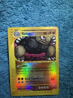 Golem Expedition Holo Card 14/165 Lightly Played Pokemon Card - Image 1