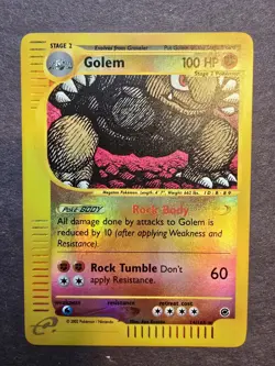 Pokemon Golem Expedition Base Set Reverse Holo 14/165 NM/Mint - Image 1