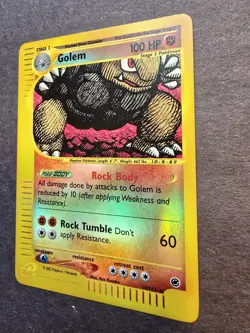 Pokemon Golem Expedition Base Set Reverse Holo 14/165 NM/Mint - Image 3
