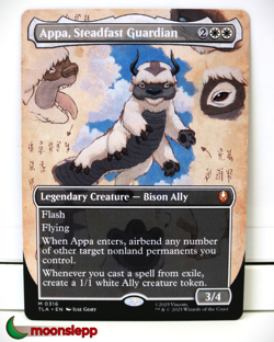 Appa, Steadfast Guardian (Borderless) TLA-0316 M Avatar: The Last Airbender MTG - Image 1