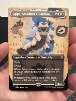 MTG NM Appa, Steadfast Guardian M 0316 Borderless Magic The Gathering Avatar - Image 1
