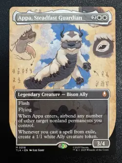 MTG NM Appa, Steadfast Guardian M 0316 Borderless Magic The Gathering Avatar - Image 2