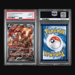 Entei V Galarian Gallery Holo Ultra Rare Pokemon TCG GG36/GG70 PSA 10 Gem Mint - Image 3