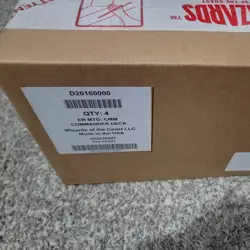 MTG Magic The Gathering Commander Masters Set Of 4 Deck Set New Factory SEALED!! - Image 2