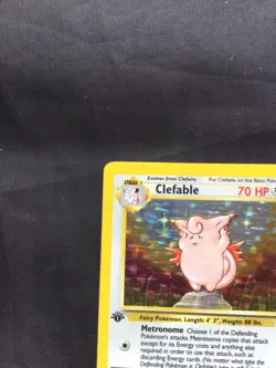 Pokemon Cards: Jungle 1st Edition Rare Holo: Clefable 1/64 - Image 3