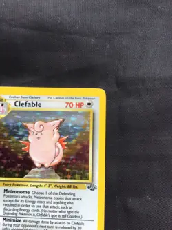 Pokemon Cards: Jungle 1st Edition Rare Holo: Clefable 1/64 - Image 4