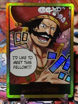 GOL D ROGER GOLD DON!! - One Piece TCG Don Card - Carrying On His Will - Image 1