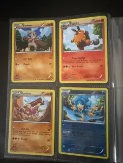 Pokemon card lot with binder and 96 cards - Image 4