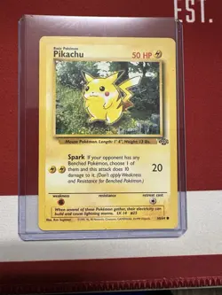 PIKACHU - Jungle Set - 60/64 - Common - Pokemon Card - Unlimited Edition - Image 1