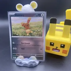 Pokemon TCG Buneary 83/94 Reverse Holo Common Near Mint Card - Image 1