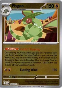 Flygon - 053/094 Reverse Holo ME02: Phantasmal Flames Pokemon Card TCG - Image 1