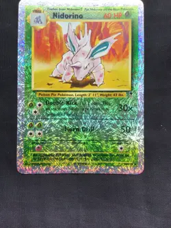 Pokemon Cards: Legendary Collection Reverse Holo: Nidorino 56/110 - Image 2