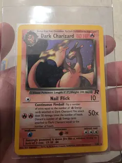 Pokemon Dark Charizard & Dark Blastoise Team Rocket Holo Cards 4/82 3/82 2000 - Image 2