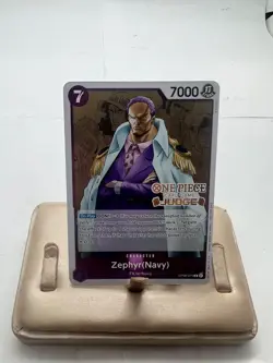 One Piece Card Game Zephyr Navy OP06-074 Tournament Judge Pack Promo English X2 - Image 1