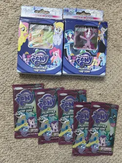 My Little Pony Collectible Card Game CCG Booster and Theme Packs - Image 1