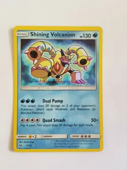 SHINING VOLCANION 27/73 Holo Rare Shining Legends Pokemon Card Near Mint - Image 1