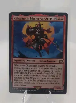 Gilgamesh, Master-at-Arms #0139 R Regular MTG FINAL FANTASY NM - Image 1