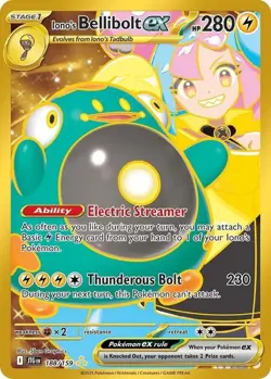 Iono's Bellibolt ex - 188/159 - Pokemon Journey Together Hyper Rare NM - Image 1