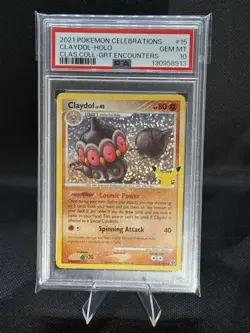 2021 Pokemon Celebrations Classic Collection Claydol Holo #15 PSA 10 - Image 1