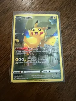 Pokemon TCG Pikachu GG30/GG70 Crown Zenith Gallery Ultra Rare Full Art Holo - Image 1
