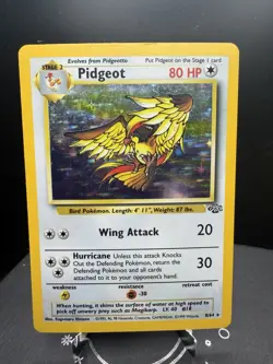 Pokemon TCG WOTC Jungle Pidgeot 8/64 Holo Rare Unlimited MP - Image 1