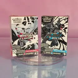 POKEMON 2025 WHITE FLARE + BLACK BOLT BOOSTER BUNDLE ENGLISH OVP SEALED 2 - Image 1