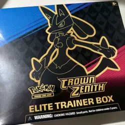 POKEMON TCG CROWN ZENITH ELITE TRAINER BOX ETB - NEW SEALED 820650851476 - Image 2