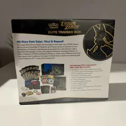 POKEMON TCG CROWN ZENITH ELITE TRAINER BOX ETB - NEW SEALED 820650851476 - Image 3