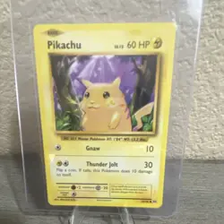 Pokemon Pikachu 35/108 Evolutions Regular Basic 60HP Gnaw Thunder Jolt Common EN - Image 1