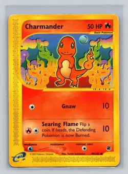Pokemon Charmander Expedition Base Set Non-Holo 98/165 MP 2002 - Image 1