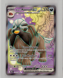 Arven's Mabosstiff ex 218/182 Pokemon TCG Destined Rivals Ultra Rare - NM - Image 1